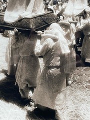 Pueblo Cermony Black & White Photograph, Framed