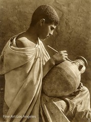 Lehnert & Landrock Photo, “Young Potter” Tunisia, 1900