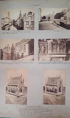 Rare Photo Board Late 19th – Early 20th Century Belgium Monuments City Of Bruges