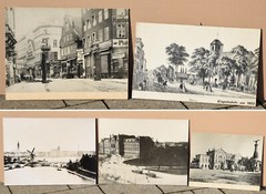 5 photographs copy prints Hamburg-Altona ~ 1950-60/collection Fritz Lachmund