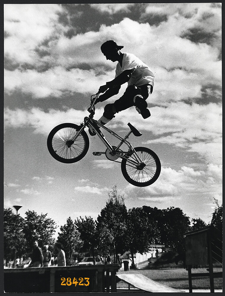 Larger size fine art Photograph, ‘cloud’s rider’ by János Vincze 1980’s