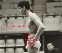 VINTAGE MALE ATHLETES PORTRAIT #0122-552 -mark spitz 1968 -free shipping in usa