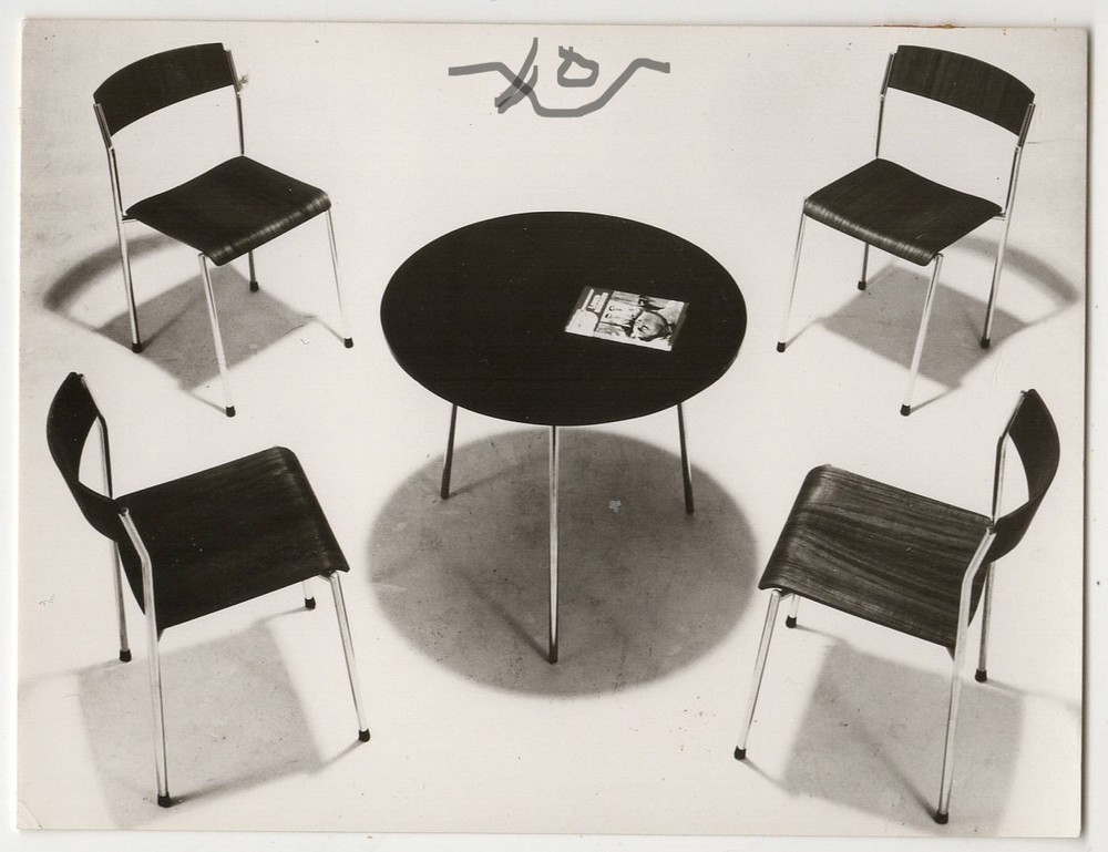 11.5x9cm Vintage Orig Photo 1960s Design Interior Architecture Furniture