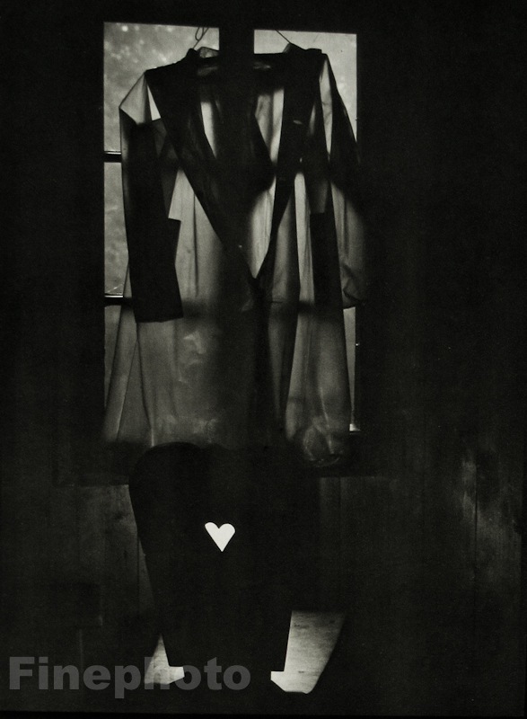 1959/78 JOSEF SUDEK Czech Photo Gravure Sheer Jacket Fashion Window Interior Art
