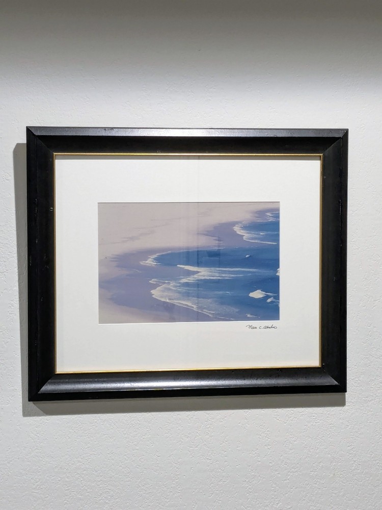 Vintage Marc Abrahms Signed Photograph Framed Matted Art Print 19.75″ x 23.75″