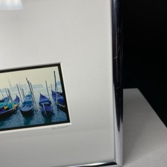 Jim Nilsen Photography Signed “Venice” Gondolas Italy #120 Framed Matted