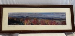 Photographic Landscape 180• View Rangely Maine By Scott Perry Signed Framed