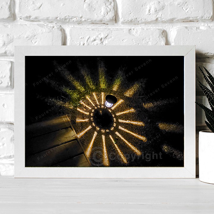 Non-AI Digital Image Light In The Dark Abstract Art Wallpaper Background Desktop
