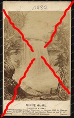 CDV Photo-Minnehaha Falls-Minnesota-USA-Benjamin Franklin Upton-1880-