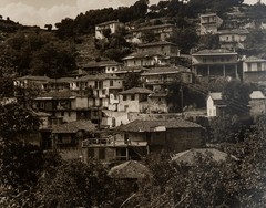 Vintage 1977 Fine Art Photo Print, Valtesiniko, Greece, 14″ x 18″, Mounted