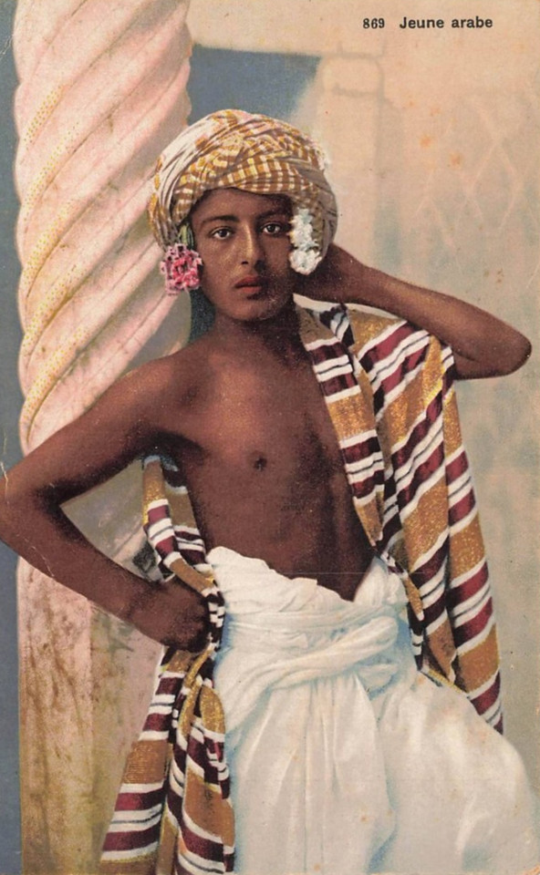 North Africa ethnic Arab nude male original vintage 1926s LEHNERT & LANDROCK