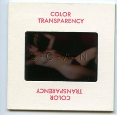 Org Nude Camera Club 1960s 35mm Slide / Negative- Woman with Grapes- Blond #3