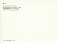 Photo Print Analog Landesbidstelle 1970 Illustration Of Berlin 18X24CM