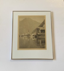 Exhibited Photograph Antique Drahomir Josef Ruzicka 1925 Hallstadt Lake Austria