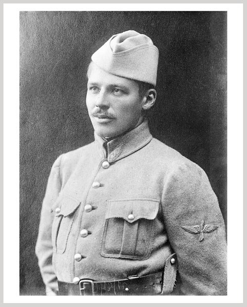 WWI Lafayette Escadrille Aviator Founder Norman Prince Silver Halide Photo