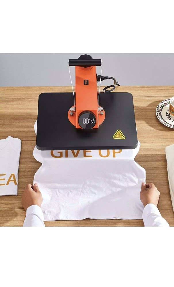 Heat Press Machine – 6 in 1 Heat Press Sublimation Machine for DIY T-Shirts/Hats