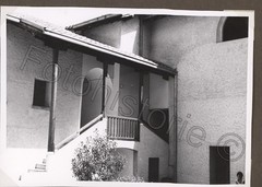 Photo Cyprus Kykos Monastery Arcades Stairs Balcony Architecture 1970s