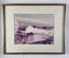 “The Big Wave” By Karl Bonfert Original Photograph Framed & Signed 21×17″ PPC
