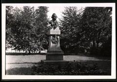 Photography Trinks & Co., Leipzig, view Aalen / Württ., Schubart monument