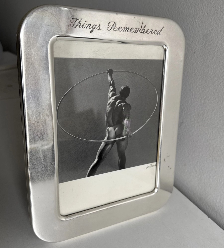 JIM FRENCH (COLT STUDIO): VTG GAY MALE PHOTO BEEFCAKE Vintage B&W Framed
