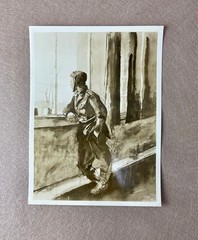 Lot of 3 Vintage Andrew Wyeth Watercolor Reference Photos | Macbeth Gallery | NY
