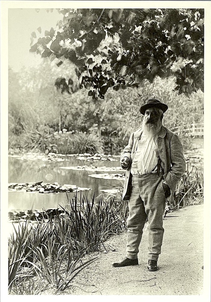 Claude Monet At Giverny In 1920 Art Photo Postcard Collection Magie Noire