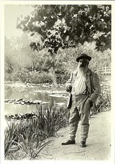 Claude Monet At Giverny In 1920 Art Photo Postcard Collection Magie Noire