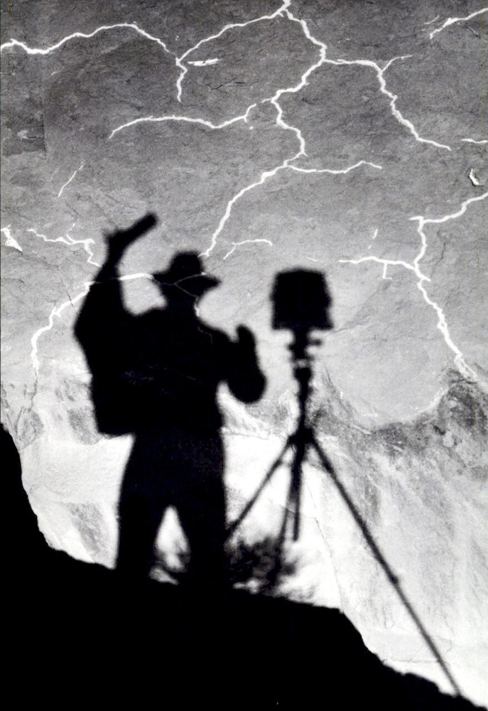 1972 1958 Ansel Adams Self Portrait Shadow Monument Valley Utah Art Photo