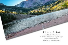 Rocky Mountains Photography Print – Picture of Maroon Bells in Colorado