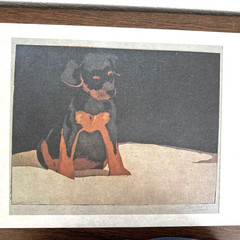 Rottweiler Puppy Dog Art Photo Poster Print Rottie Wall Art Home Decor 19×13″