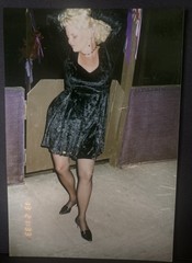 1980s Photo Platinum, Blonde Stripping Artist Risqué Erotica #5