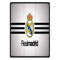 great Real Madrid FC Soft Warm Single-Side Printing Fleece Blanket