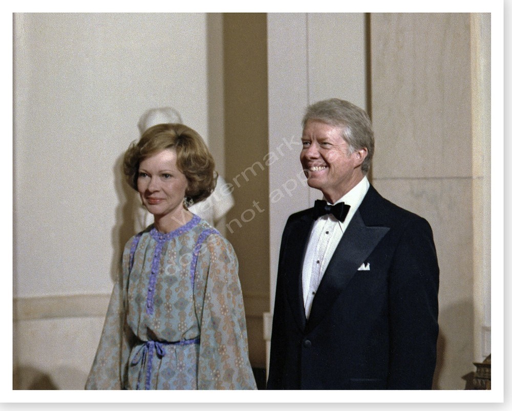 Jimmy Carter And Rosalynn 1978 Silver Halide Photo