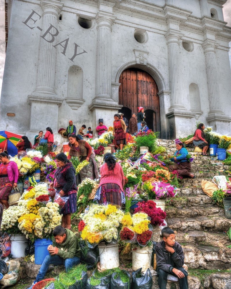 16X20 CURCH OF “SANTO TOMAS” GUATEMALA, Guatemalan