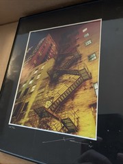 Xavier Nuez Alley no. 72, Zig Zag Chicago, IL. 2005 8”x10” Frame SH25