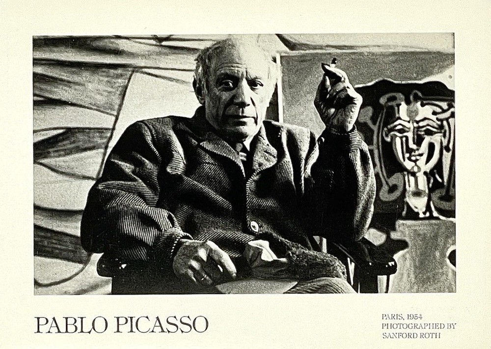 Sanford H. Roth (1906-1952) Portrait Of Pablo Picasso 1954 Paris