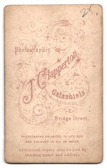 Photograph J. Clapperton, Galashiels, Bridge Street 2, mother with child in elega