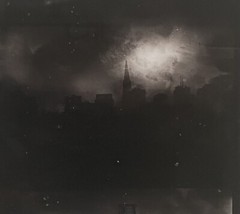 JAMES FEE San Francisco Sky, 1995 NIGHT VIEW Gelatin Silver PHOTO – Cava Gallery