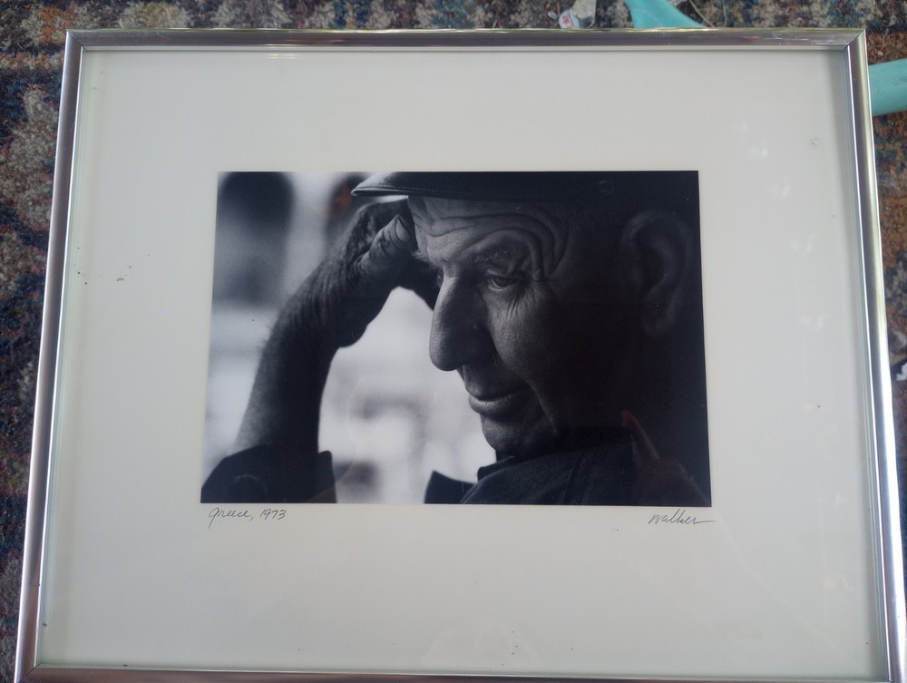 Signed Walker Evans “Greece 1973”