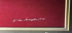 Thomas Mangelsen Signed Photo 1978 Seagull Flight LE #494/500 Framed 29″ x 25″