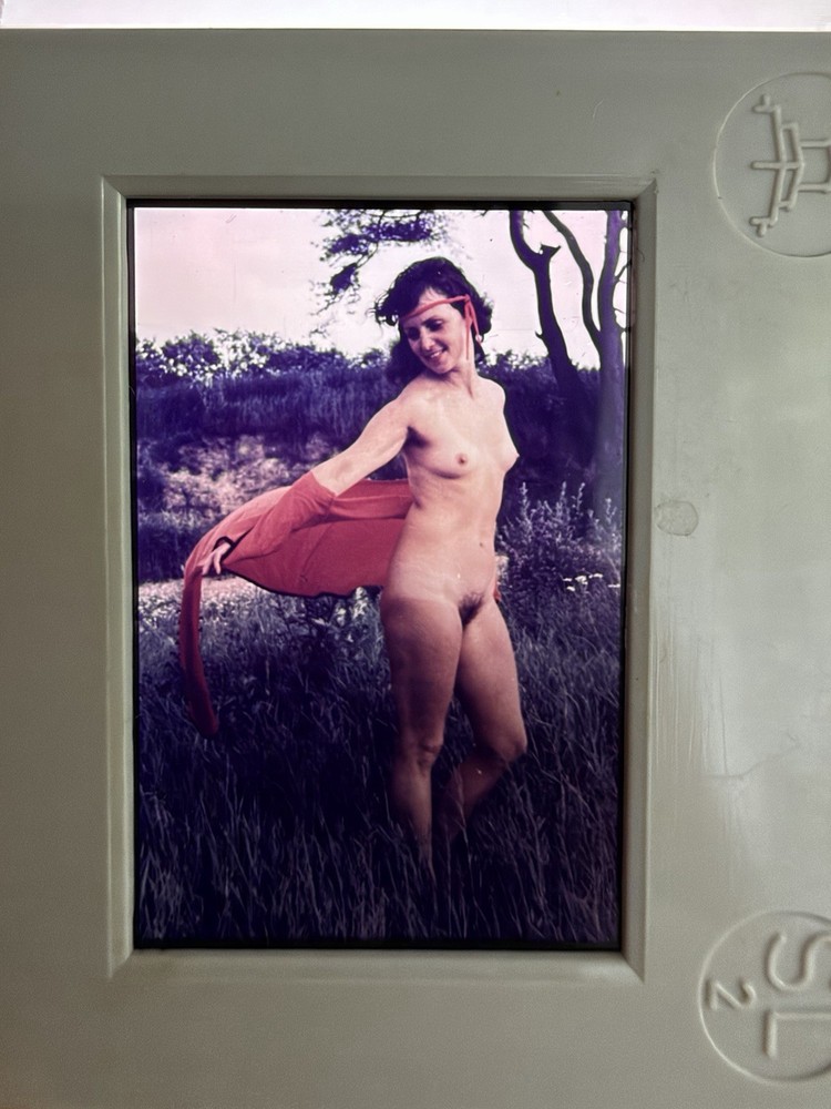 Vintage 35mm Colour Slide Portrait Woman Original Slide Photograph