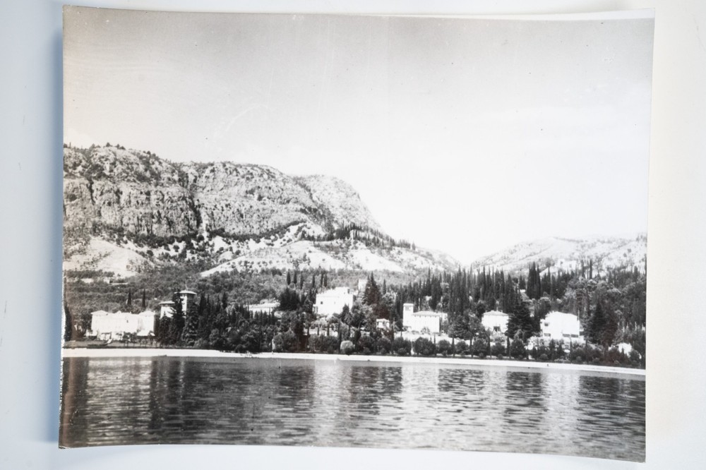 Vintage Photographic Print Italy Lake 18X24Cm 1970 Gardesana