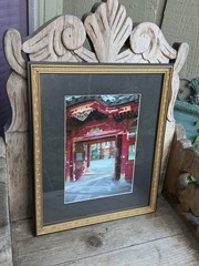 Chichibu Jinja Shrine Signed Matted and Framed Photograph