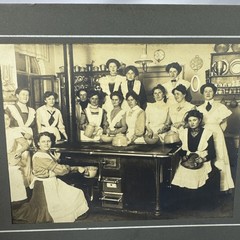 Vintage Dated October 1905 Restaurant Kitchen Photograph