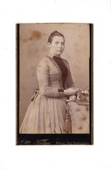 CDV Photo Lady Portrait / Fine Lady – Koblenz 1880s