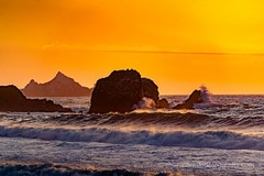 Seascape photography print Sunset photo nature wall decor