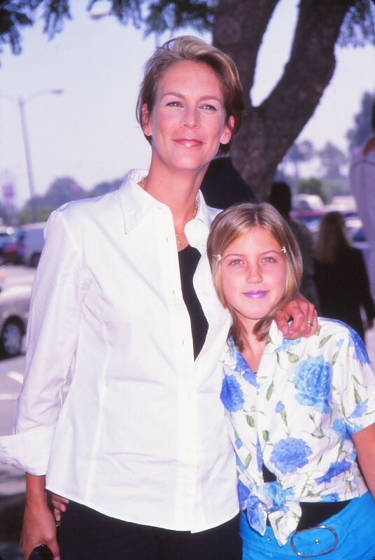 Dia Jamie Lee Curtis with Her Daughter Annie 1996 KB Format Photographer P4-18-5-1