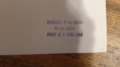 Vintage Car Photo Press Service Coupe/Sedan 504 from 1969