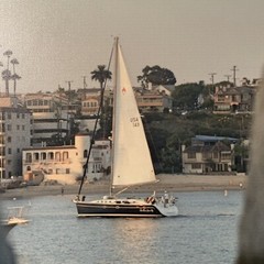 Art Photography 13×19 Canvas Print – Sailboat USA 148