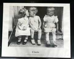 Baldwin Bruwell’s 1957 Black & White Children Photograph “Il Bacio” “The Kiss”